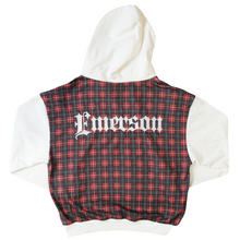 Load image into Gallery viewer, Triple Zip Plaid Hoodie
