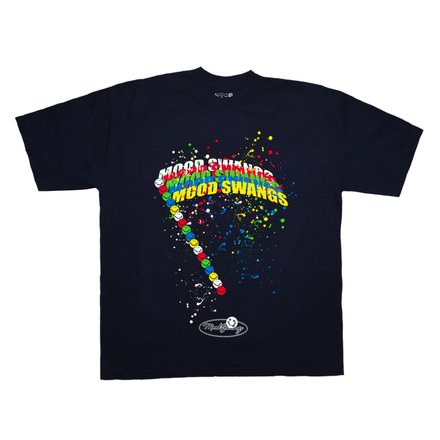 Splattered Midnight Blue Tee