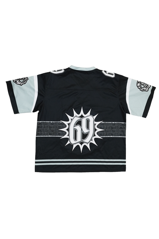 69 Football Jersey Black